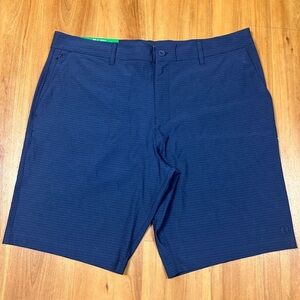 Hang Ten Men’s Navy Flat Front Shorts Size Waist 38